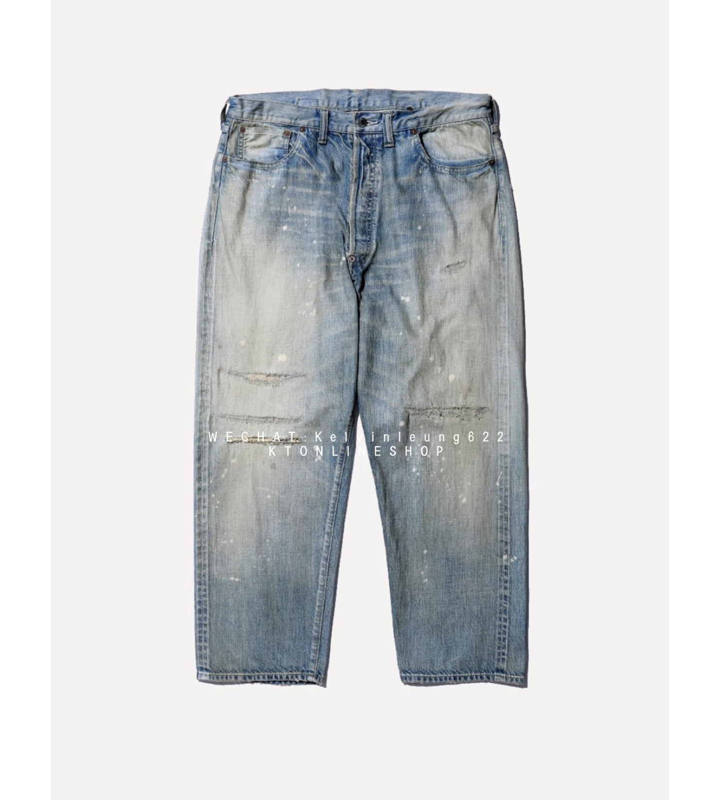 A.PRESSE 26AW No.37 Washed Wide Denim Pants