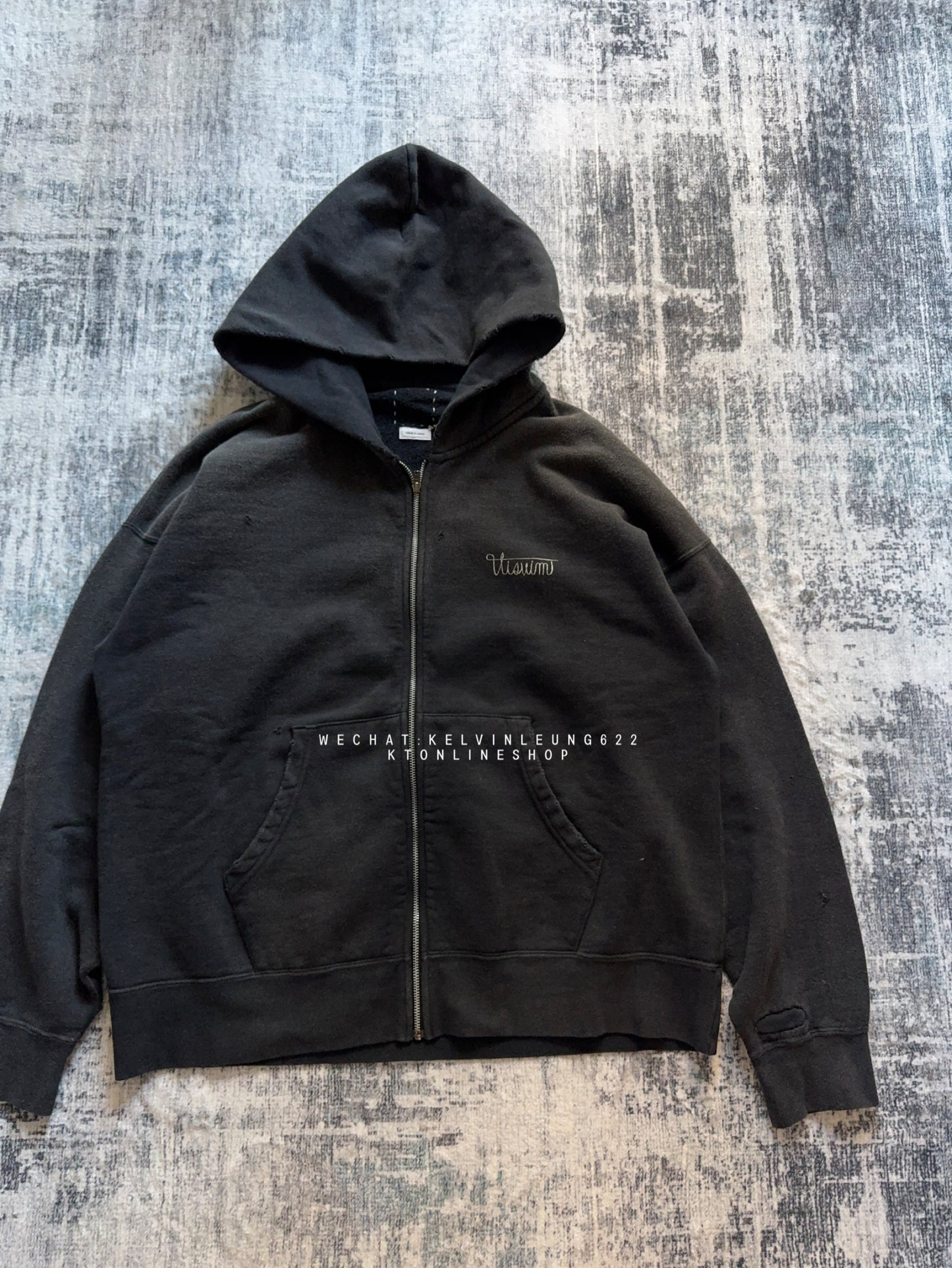 VISVIM 26SS JUMBO SB HOODIE F.Z. DISTRICT CRASH