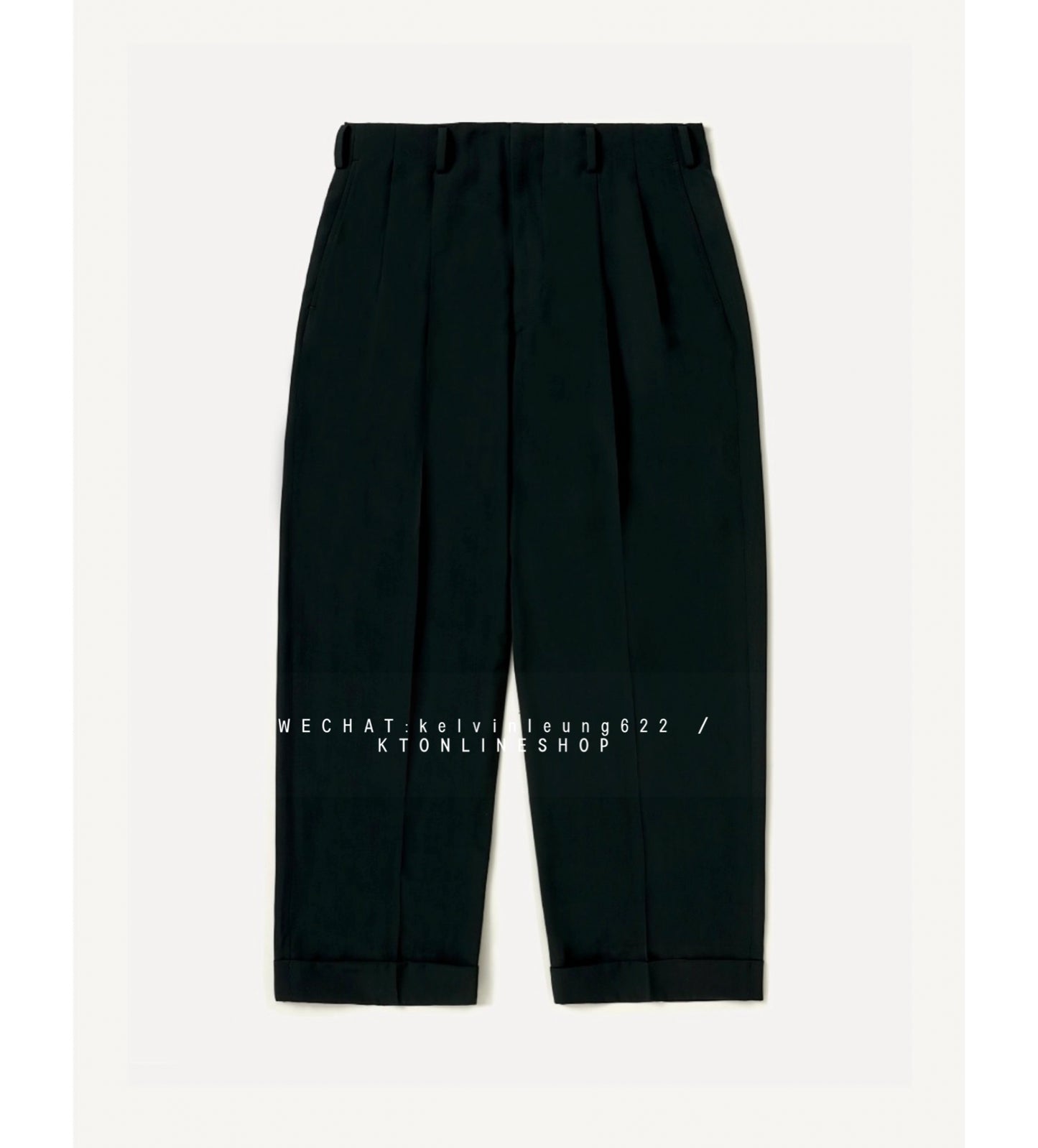 A.PRESSE 26AW Wool Rayon Wide Trousers