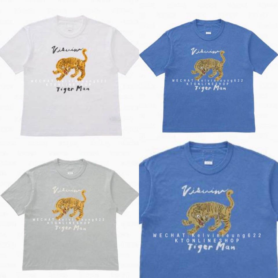 VISVIM 26FW JUMBO TEE S/S TIGER MAN