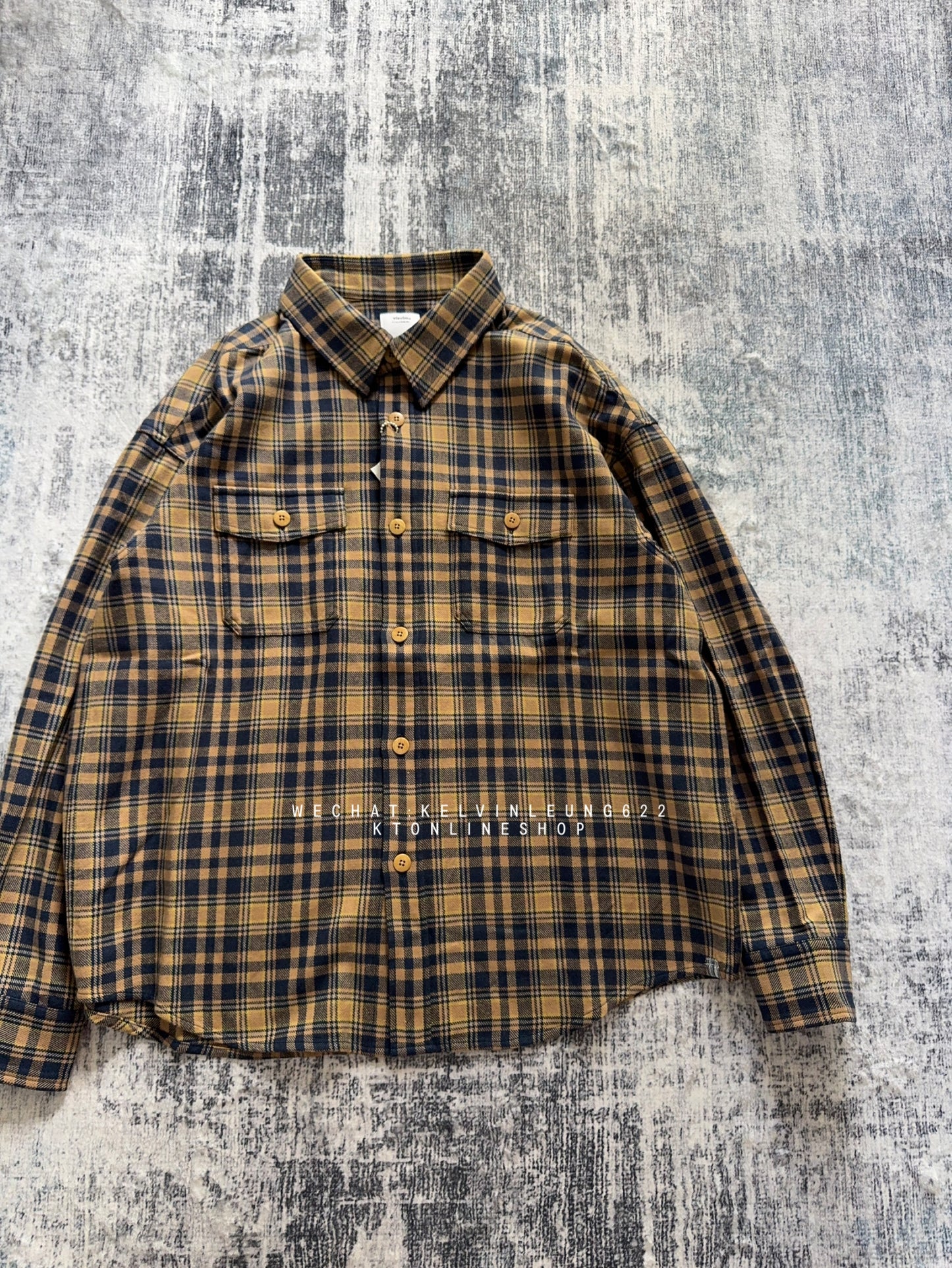 VISVIM 26SS LUMBER CHECK L/S