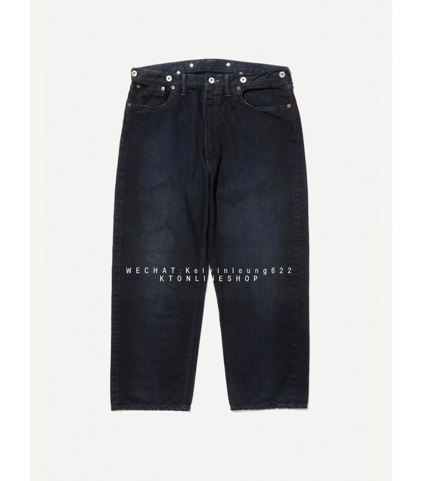 A.PRESSE 26AW No.22 Washed Wide Denim Pants