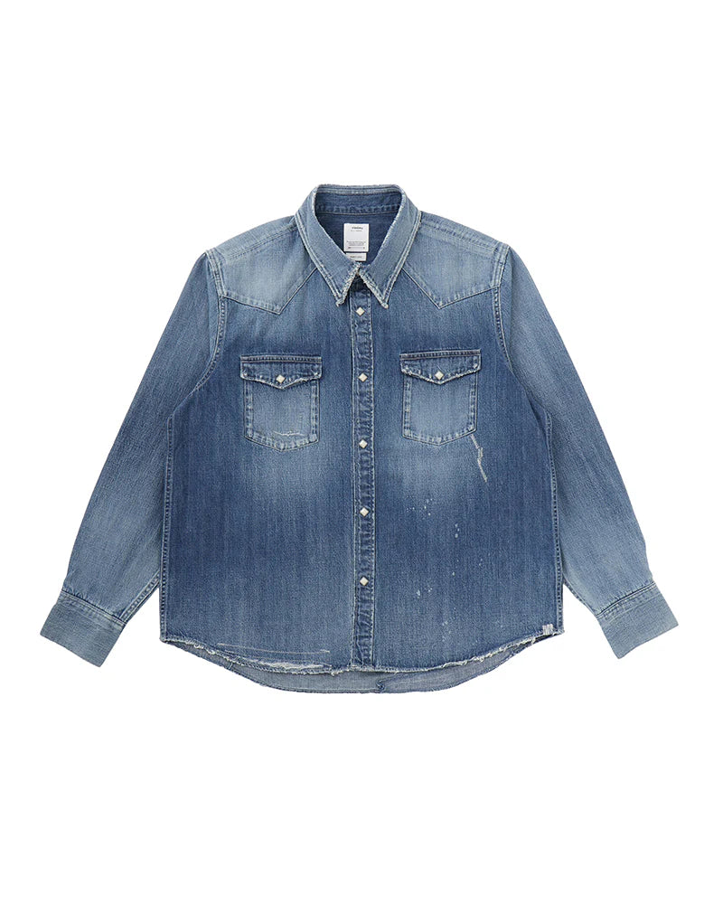 VISVIM 25AW SOCIAL SCULPTURE SHIRT CRASH