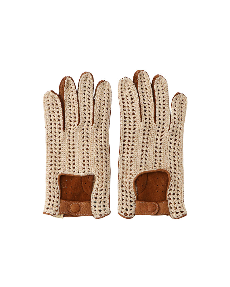 VISVIM 25AW MOTORS CLUB VMC CROCHET DRIVING GLOVES