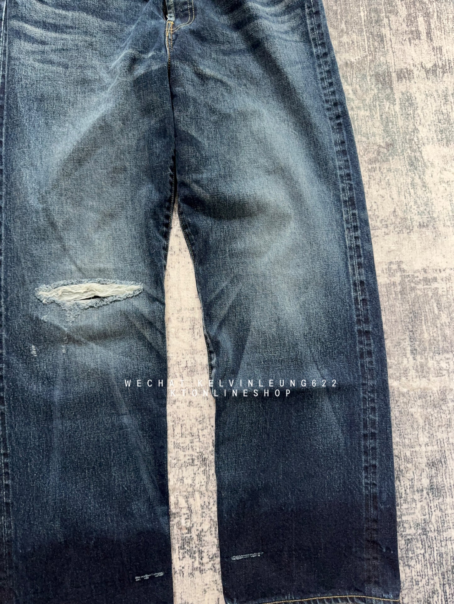 VISVIM 25AW SOCIAL SCULPTURE 01WIDE DAMAGE-25 (Rom herman limited)