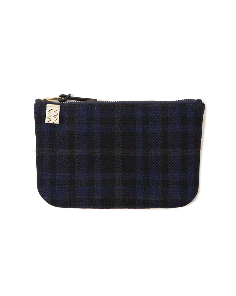 VISVIM 24AW TRAVEL POUCH BUFFALO CHECK