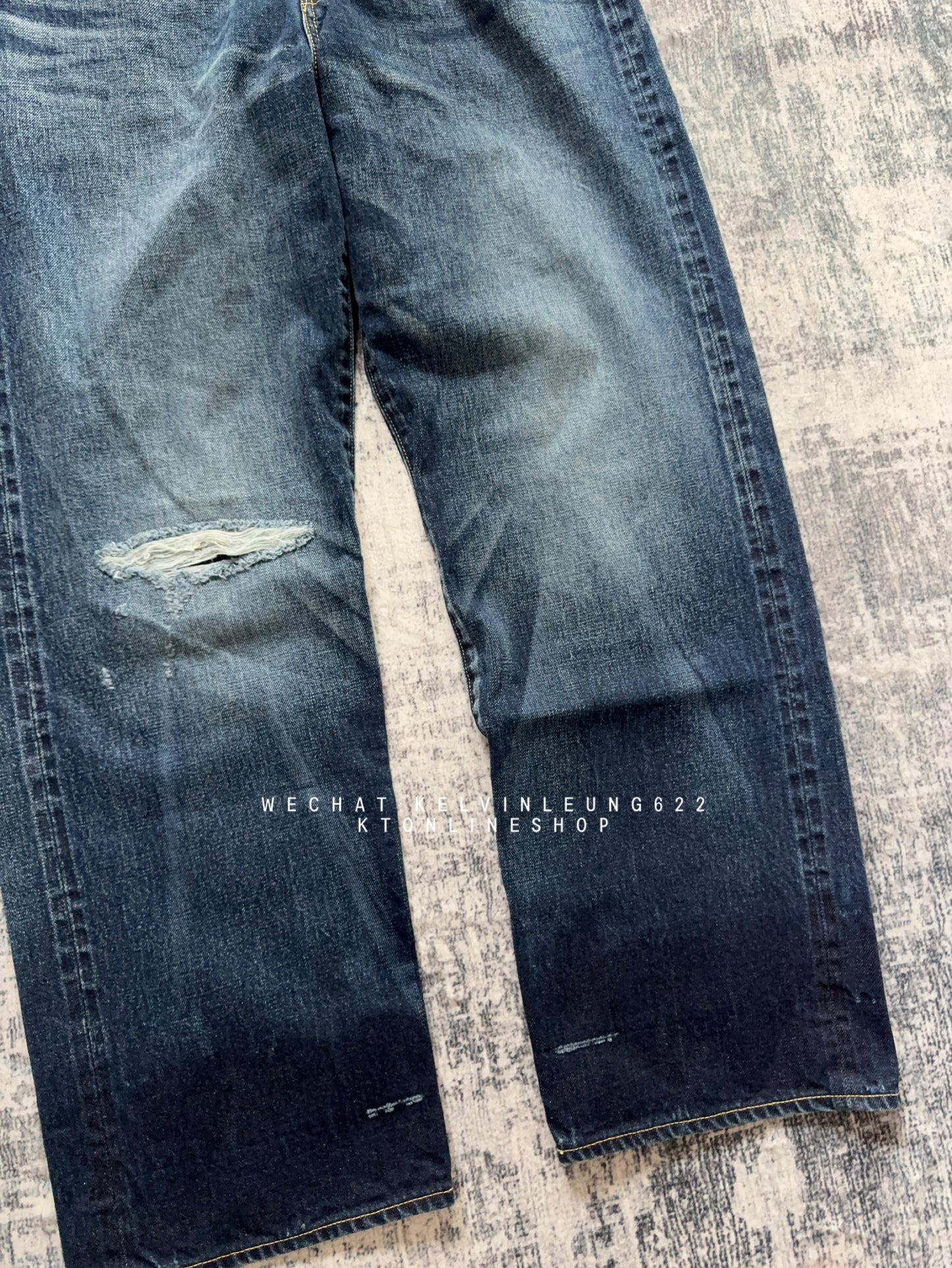 VISVIM 25AW SOCIAL SCULPTURE 01WIDE DAMAGE-25 (Rom herman limited)
