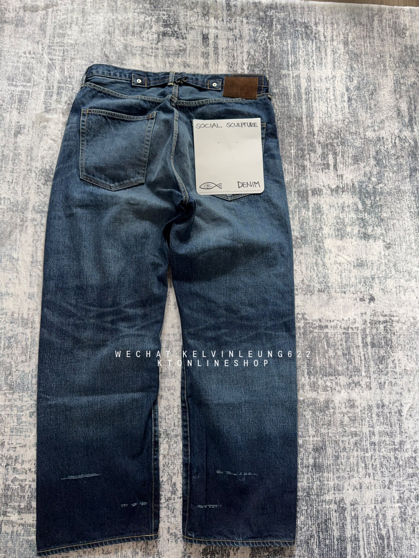 VISVIM 25AW SOCIAL SCULPTURE 01WIDE DAMAGE-25 (Rom herman limited)