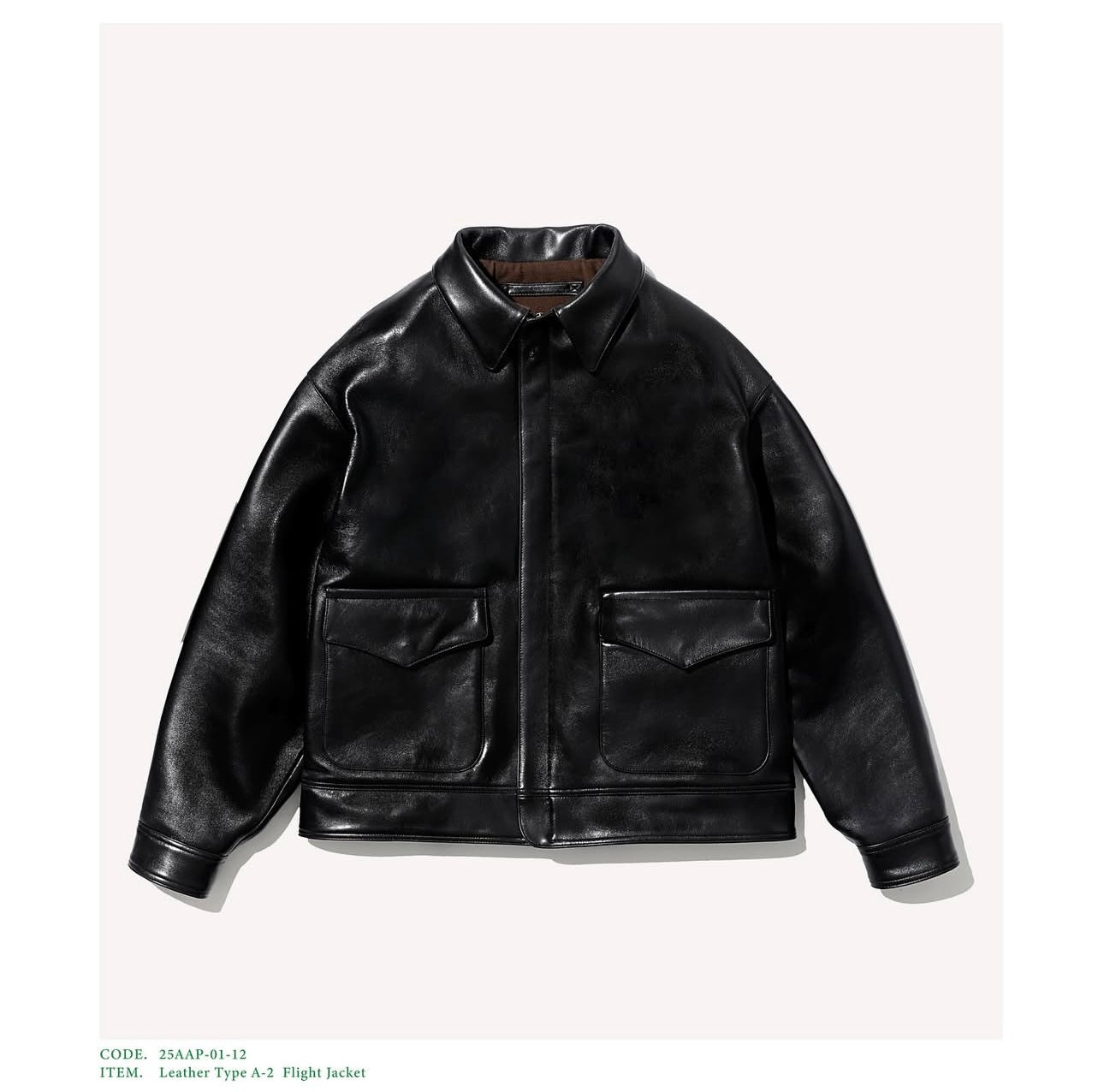 A.PRESSE Leather Type A-2 Flight Jacket