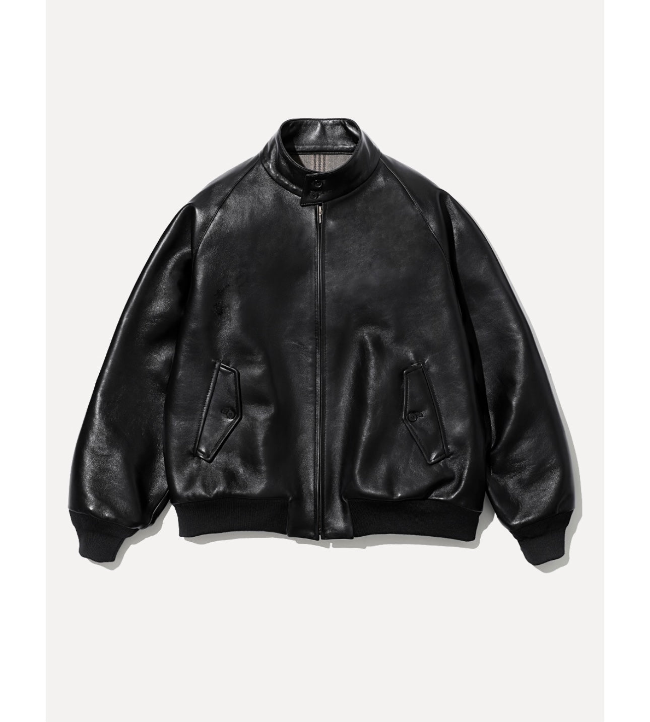 A.PREESE 25AW LEATHER HARRINGTON JACKET
