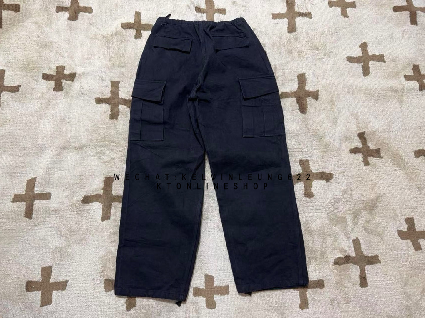 COMOLI BLACK DRILL 6 POCKET PANTS