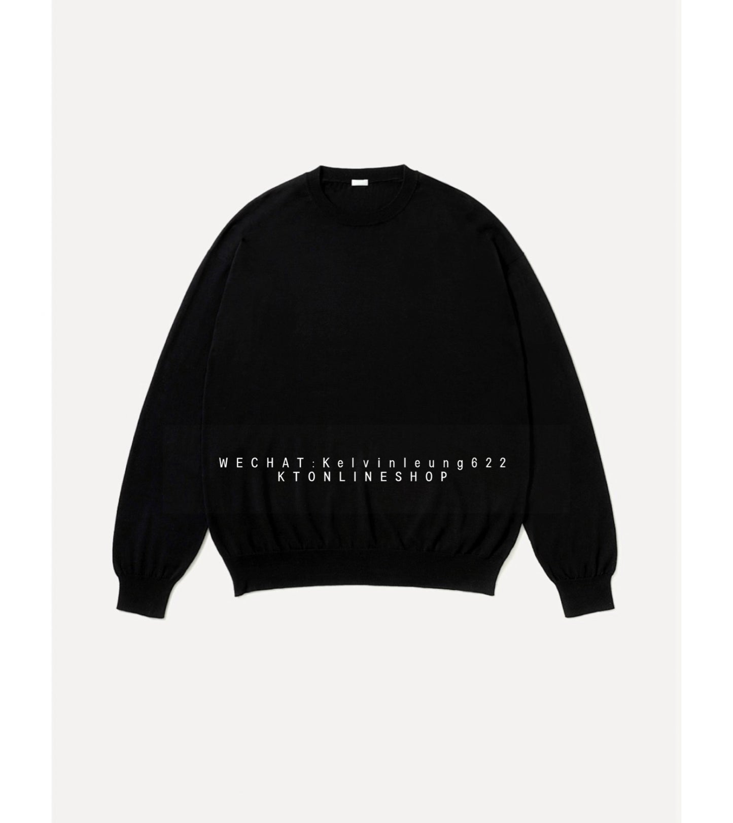 A.PRESSE 26AW Wool Cotton High Gauge Crew Neck Sweater