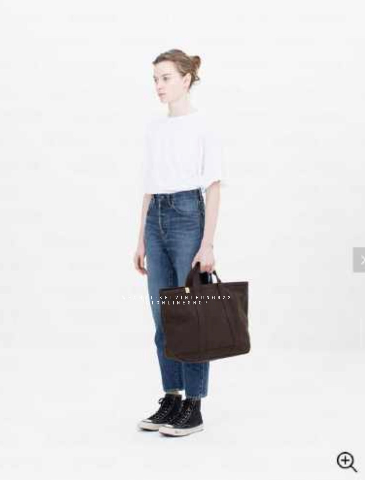 VISVIM 26SS CANVAS RIME TOTE (M)