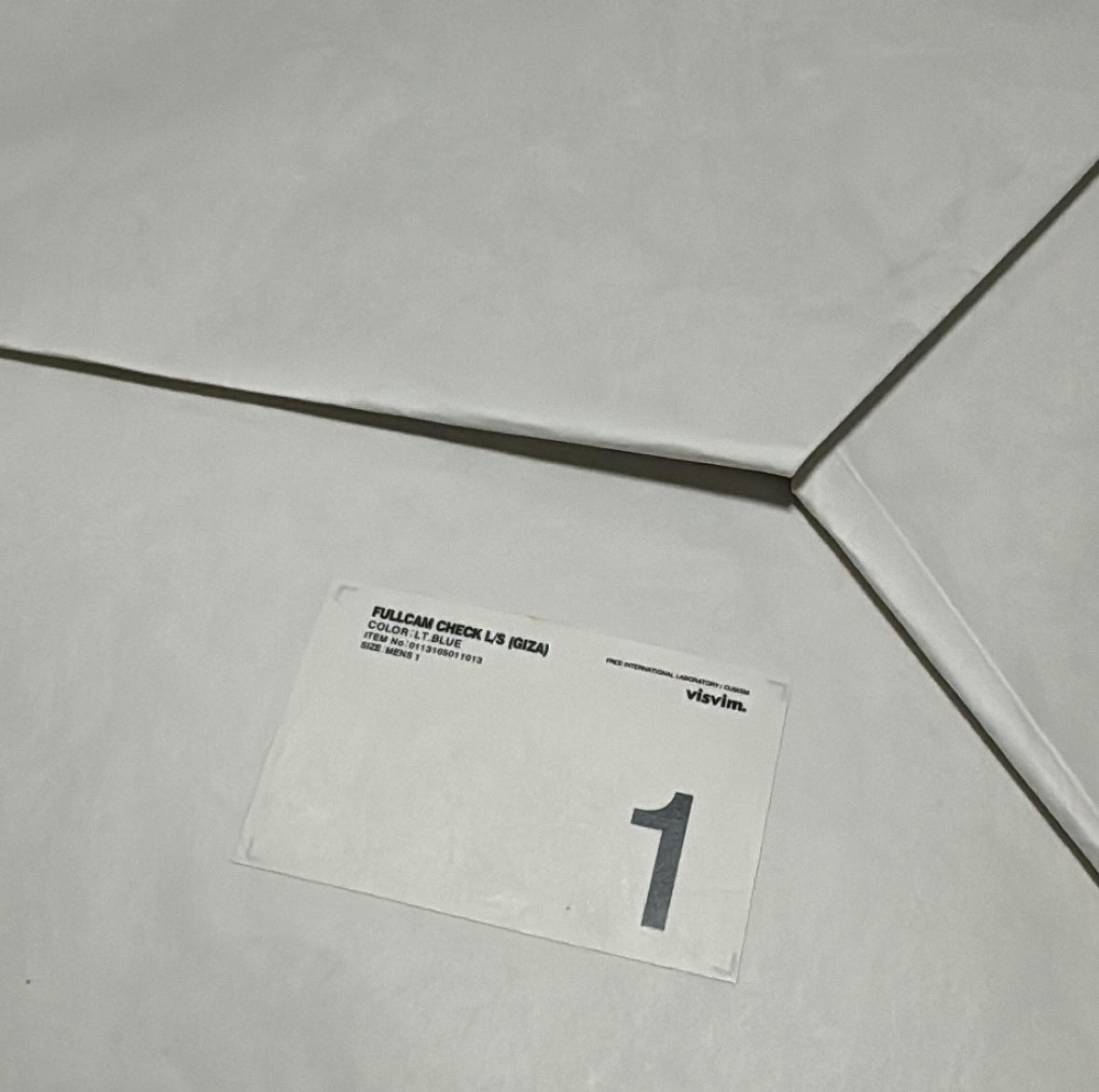 VISVIM FULLCAM CHECK L/S (GINZA)