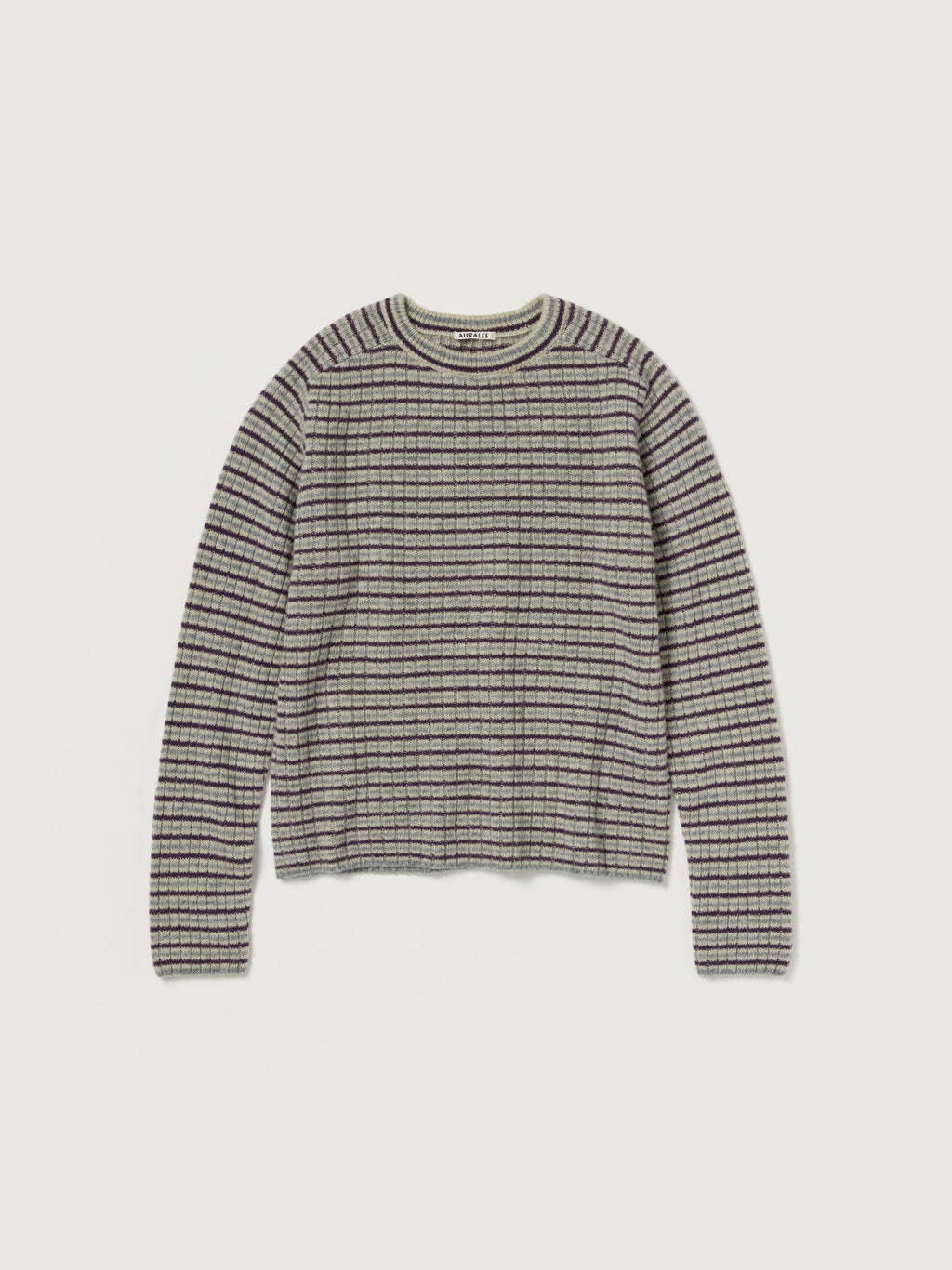 AURALEE 26AW SHETLAND WOOL CASHMERE RIB KNIT P/O