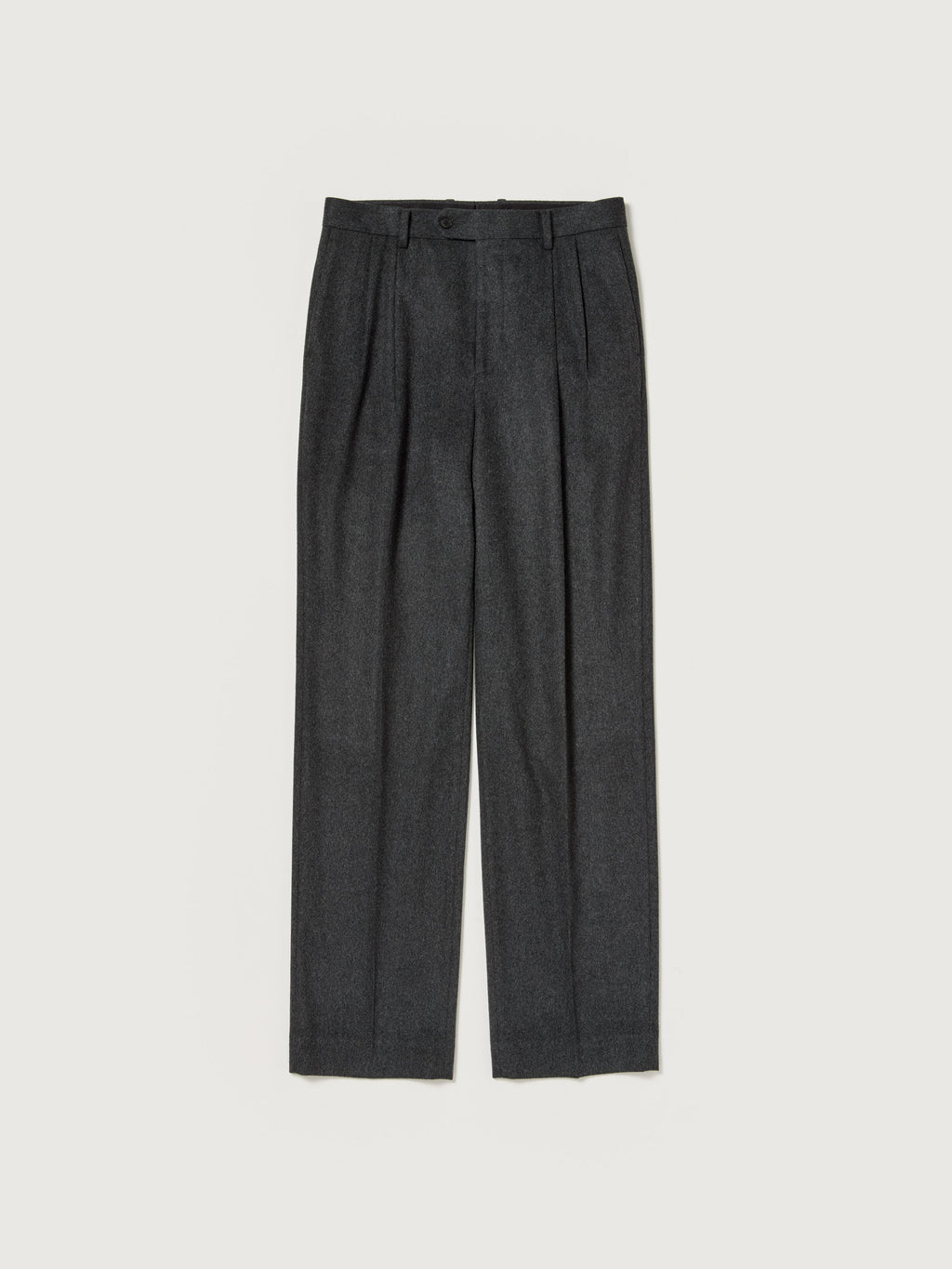 Auralee 26AW CASHMERE MOLESKIN TWO-TUCK SLACKS