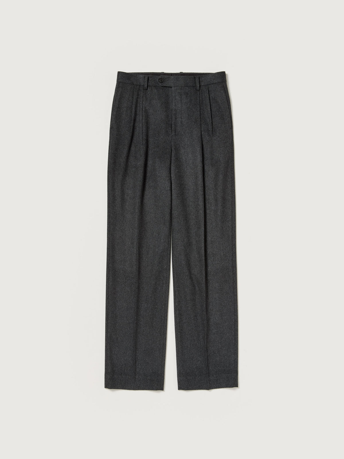Auralee 26AW CASHMERE MOLESKIN TWO-TUCK SLACKS