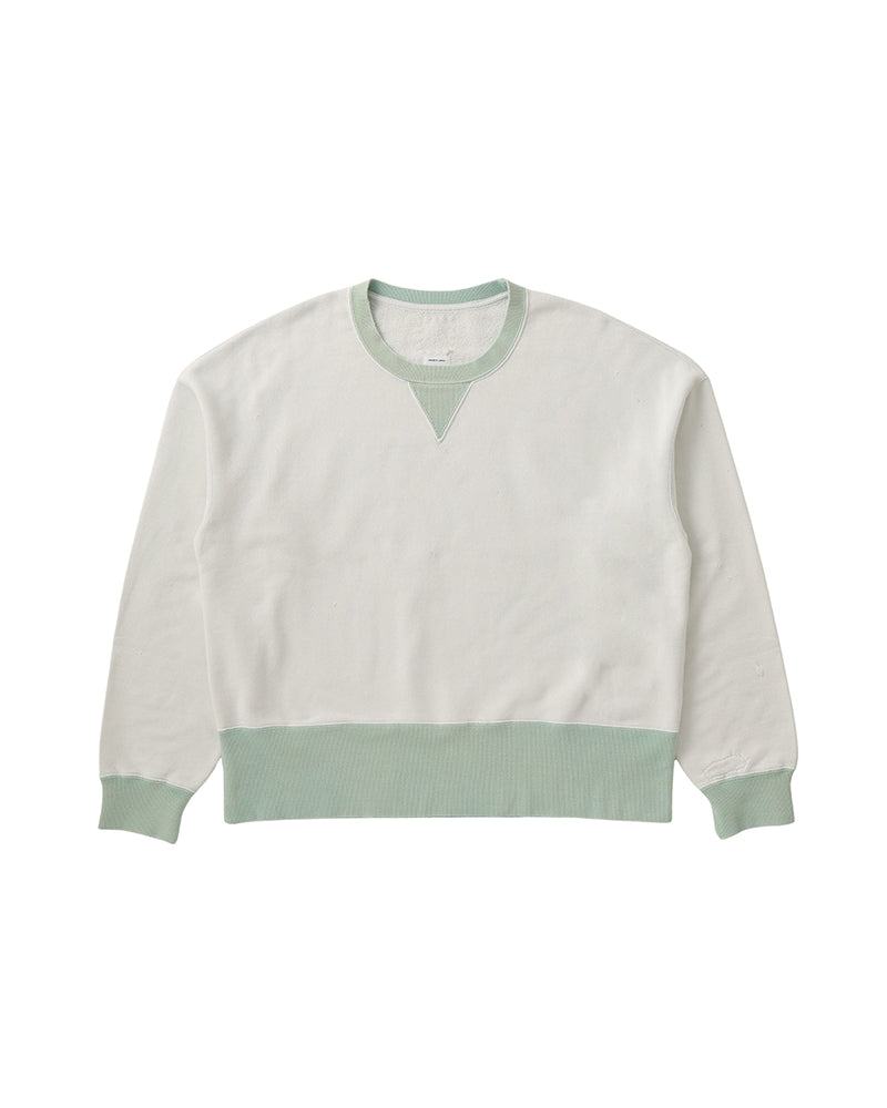 VISVIM 26FW FELLOW SWEAT L/S 2-TONE CRASH