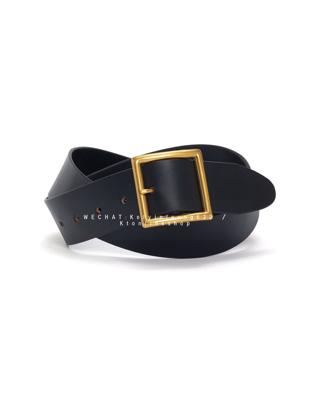 VISVIM 26AW PLAIN BELT 40MM