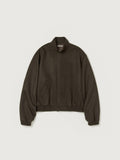 Auralee 26AW BABY CAMEL FLANNEL ZIP BLOUSON
