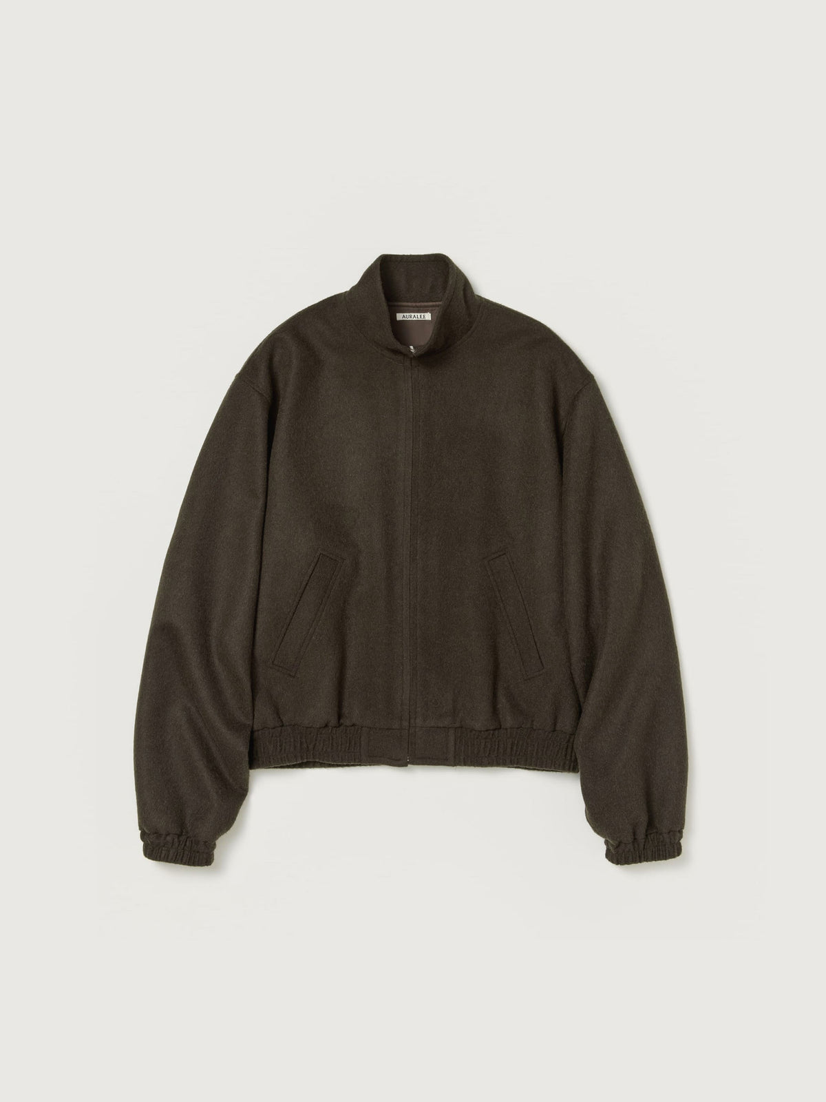 Auralee 26AW BABY CAMEL FLANNEL ZIP BLOUSON
