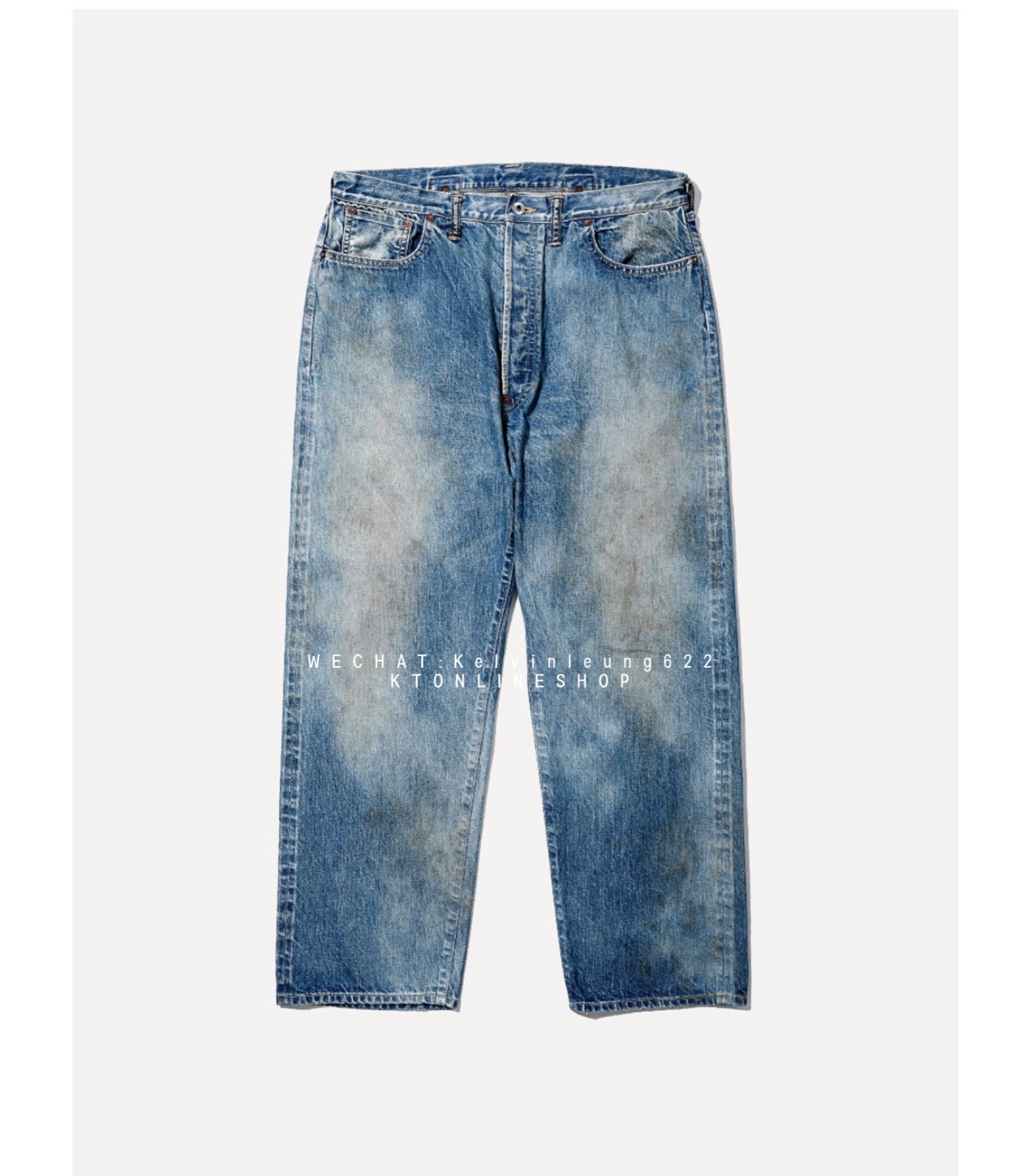 A.PRESSE 26AW No.37 Washed Wide Denim Pants