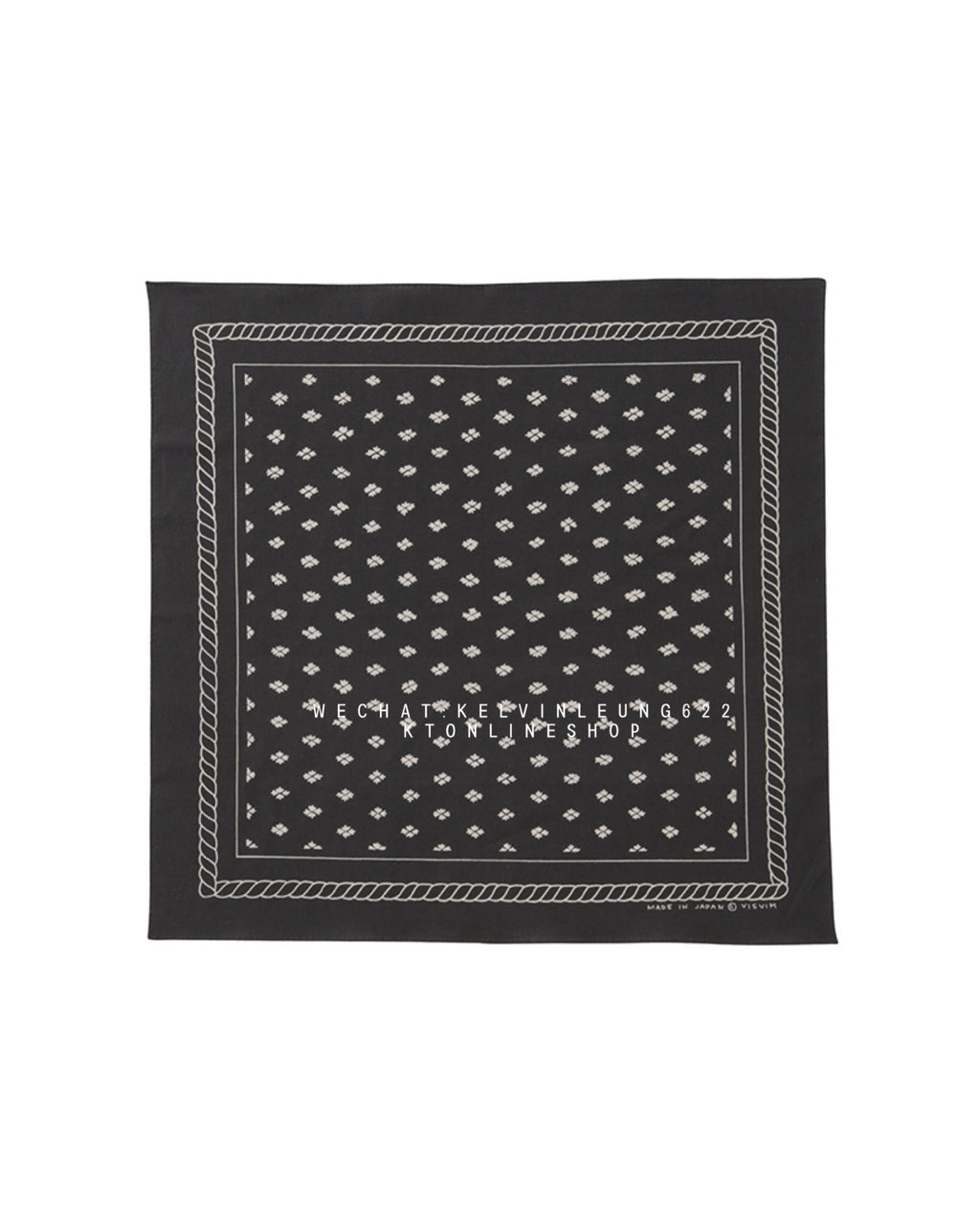VISVIM 25AW SPOT BANDANA (C/SI CHAMBRAY)