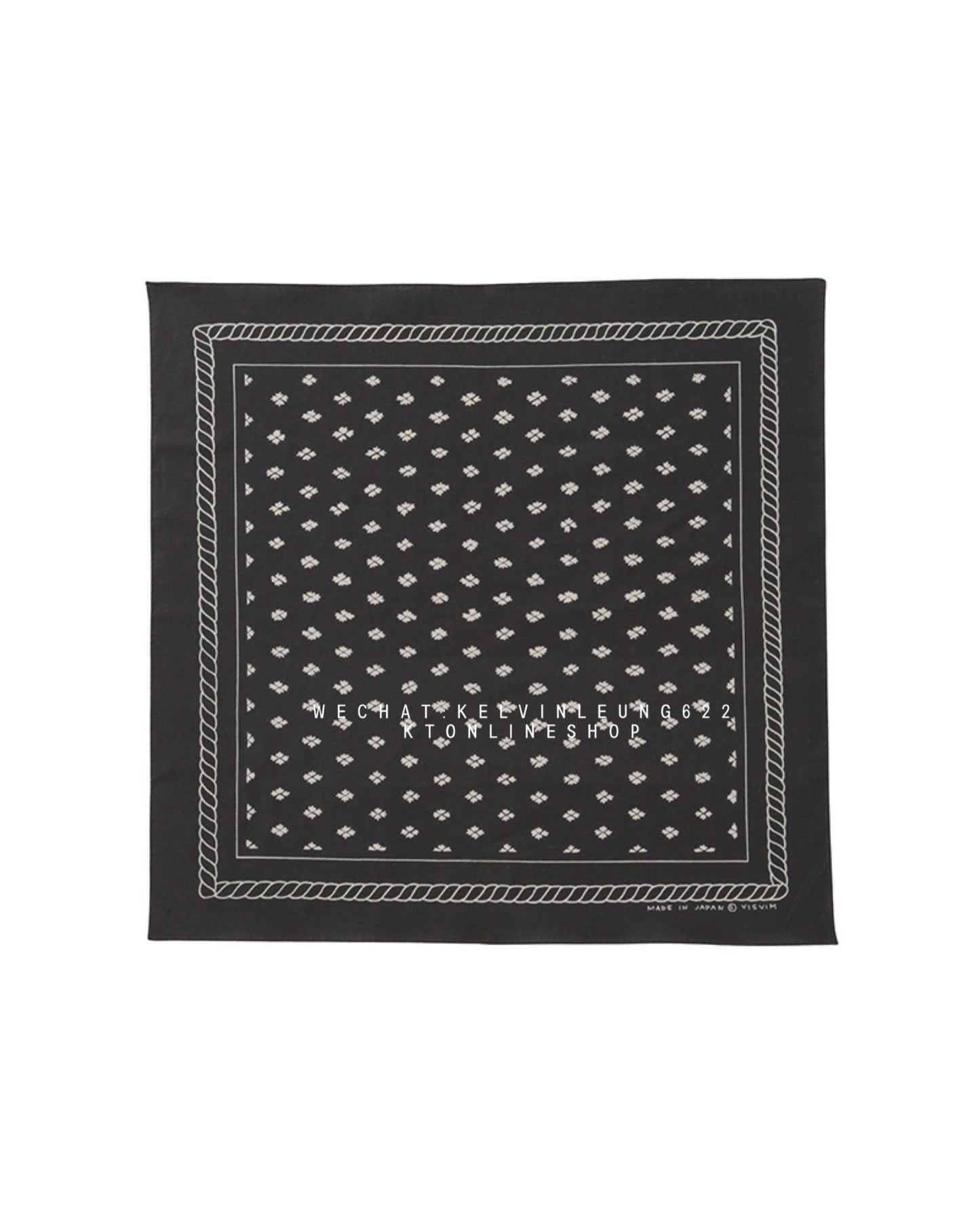 VISVIM 25AW SPOT BANDANA (C/SI CHAMBRAY)