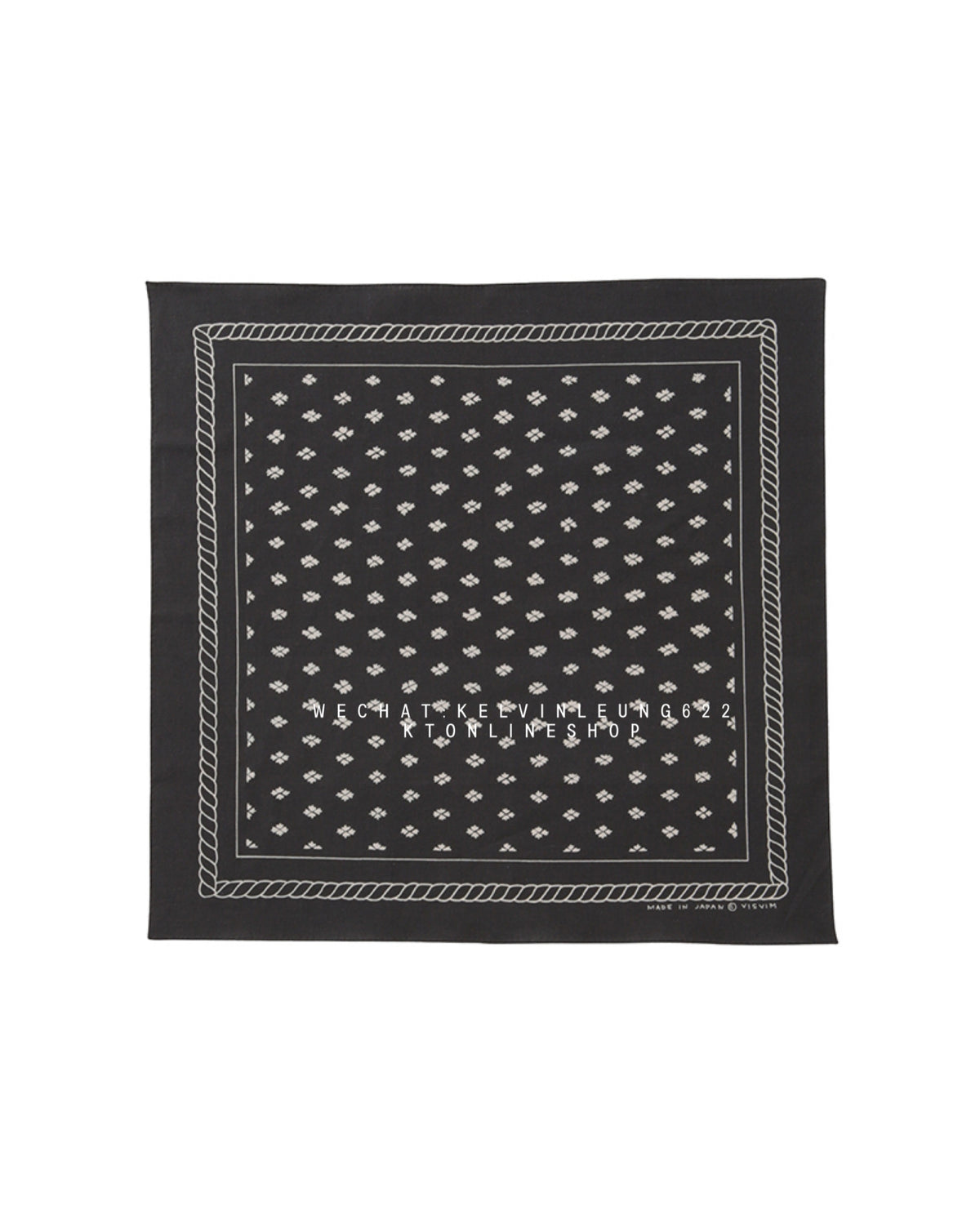 VISVIM 25AW SPOT BANDANA (C/SI CHAMBRAY)