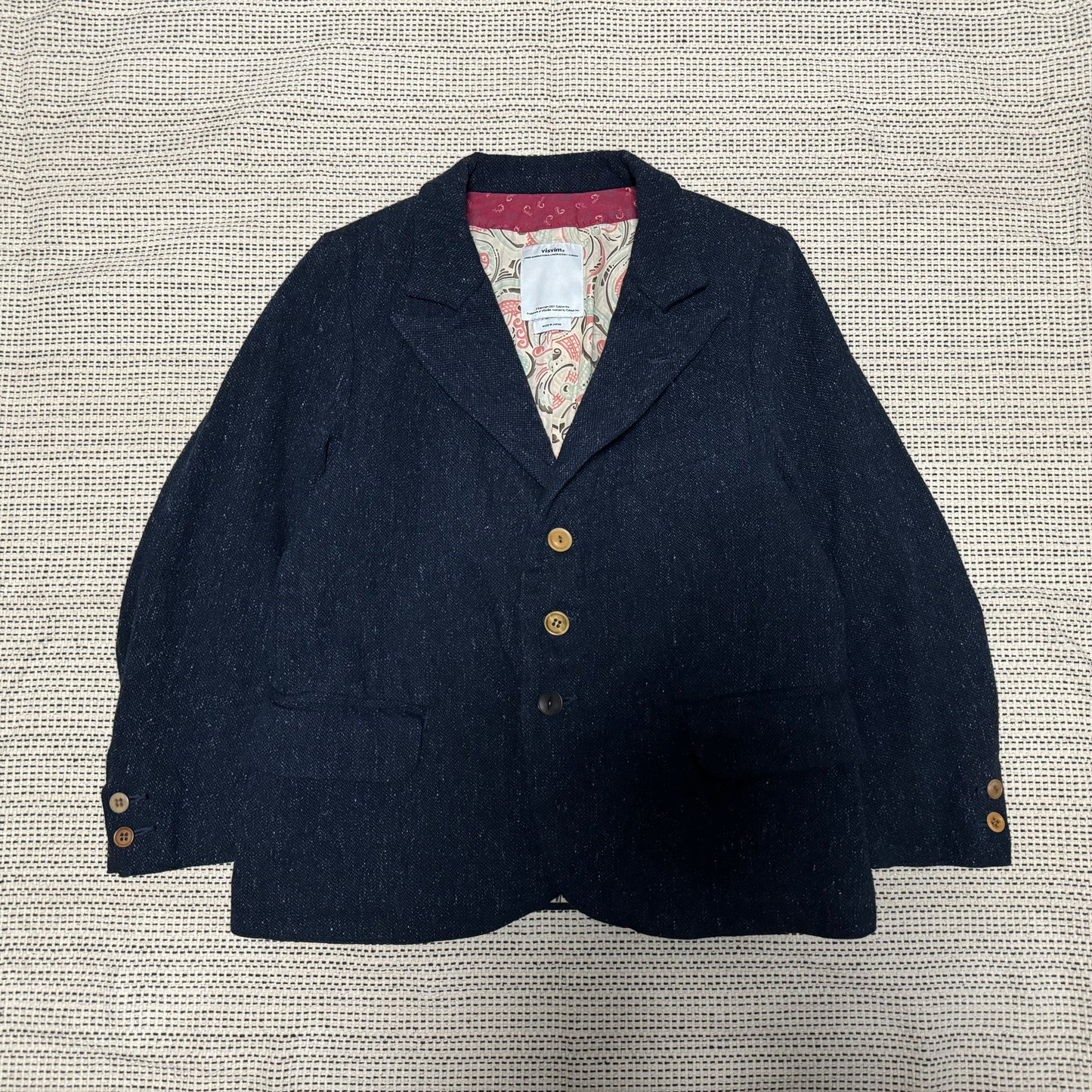 VISVIM GRANGER BLAZER NAVY