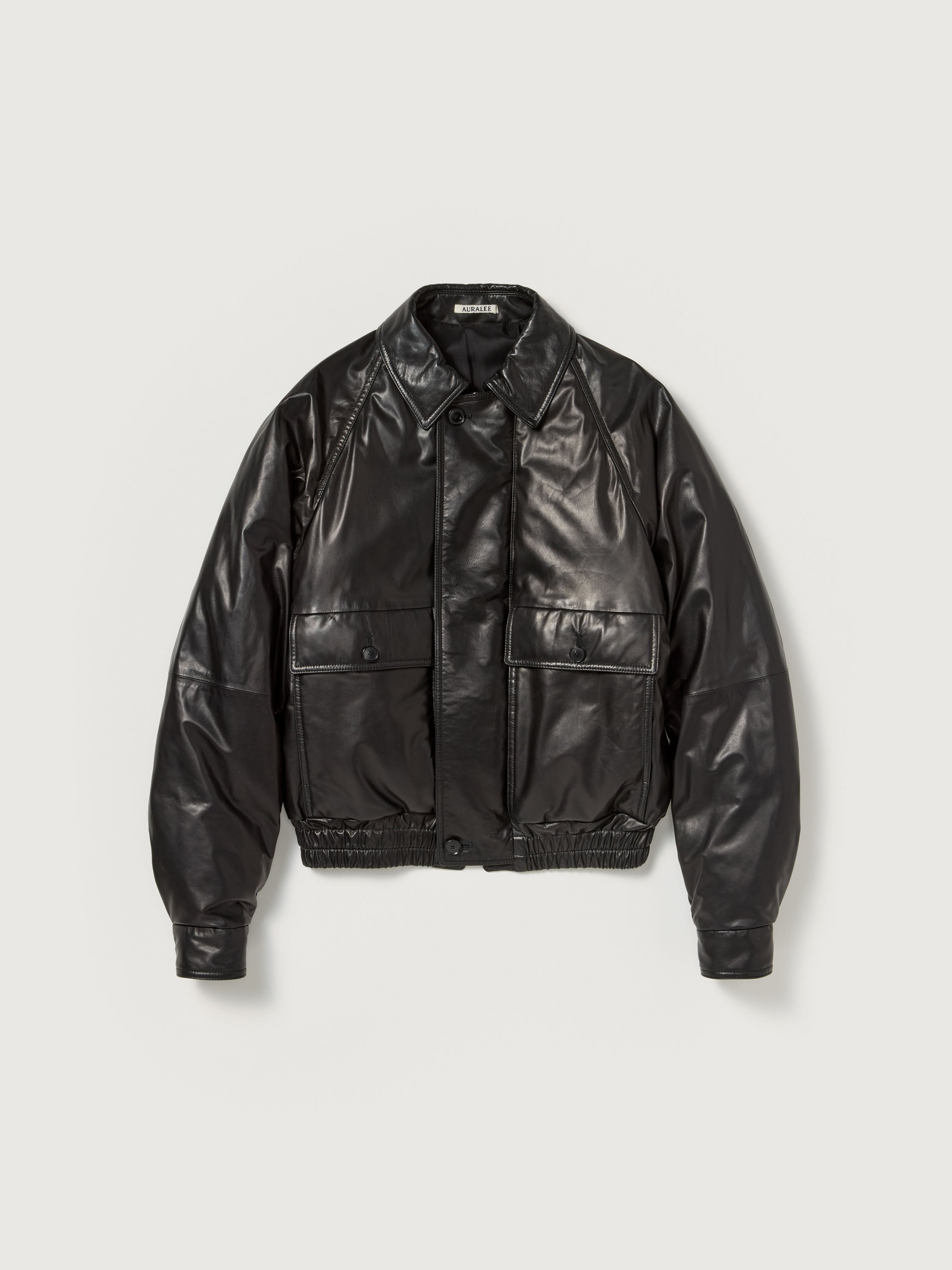 AURALEE 26AW FINE CALF LEATHER DOWN BLOUSON