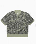 VISVM 26SS MONDO HENLEY ZIP S/S  QUGGA