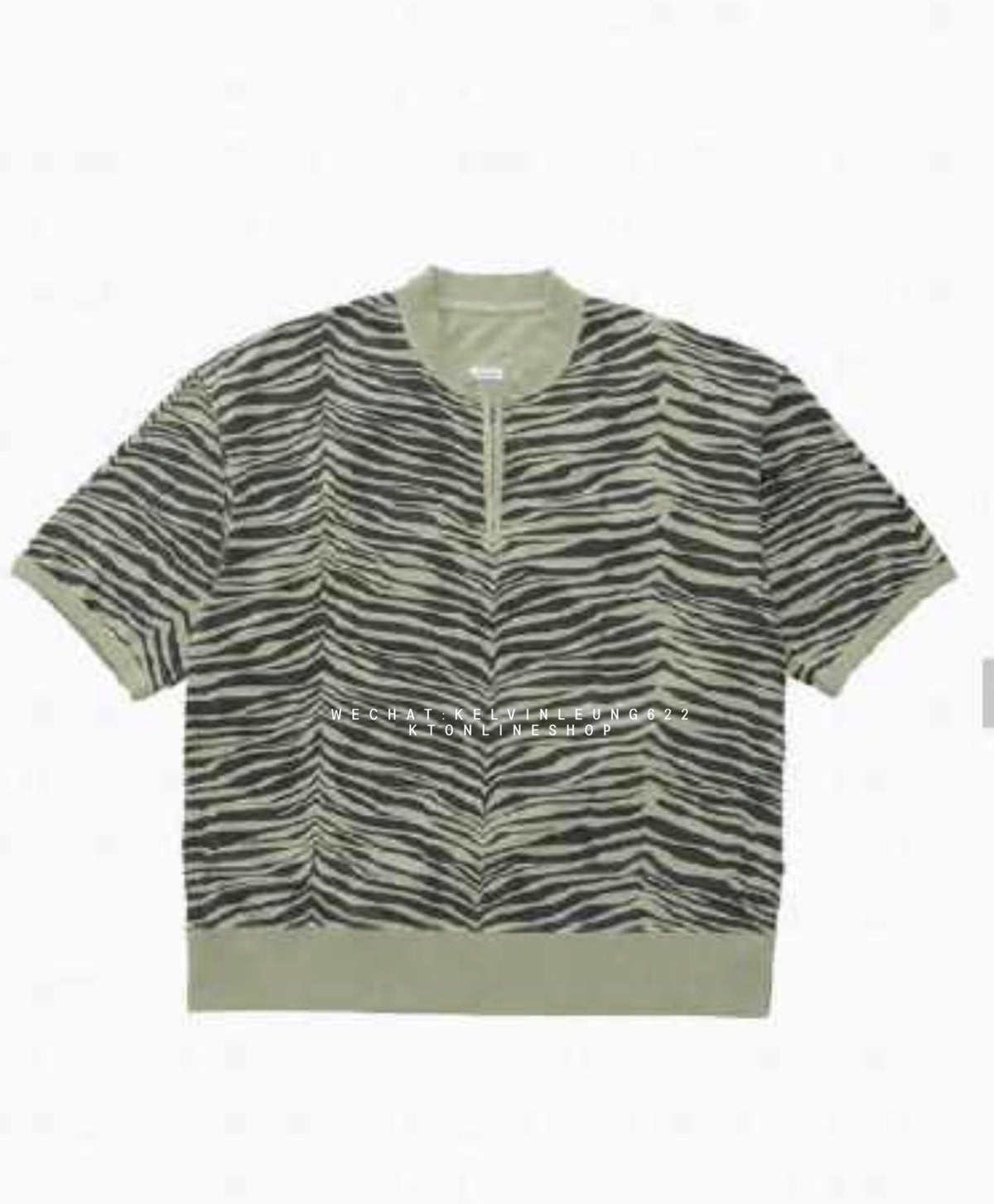 VISVM 26SS MONDO HENLEY ZIP S/S  QUGGA