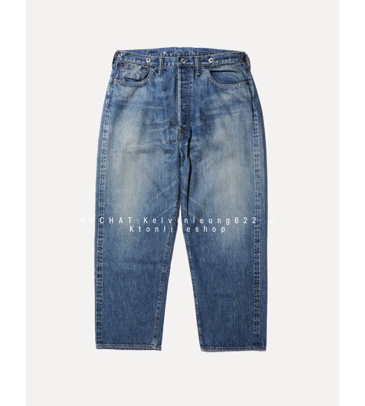 A.PRESSE 26AW No.22 Washed Wide Denim Pants