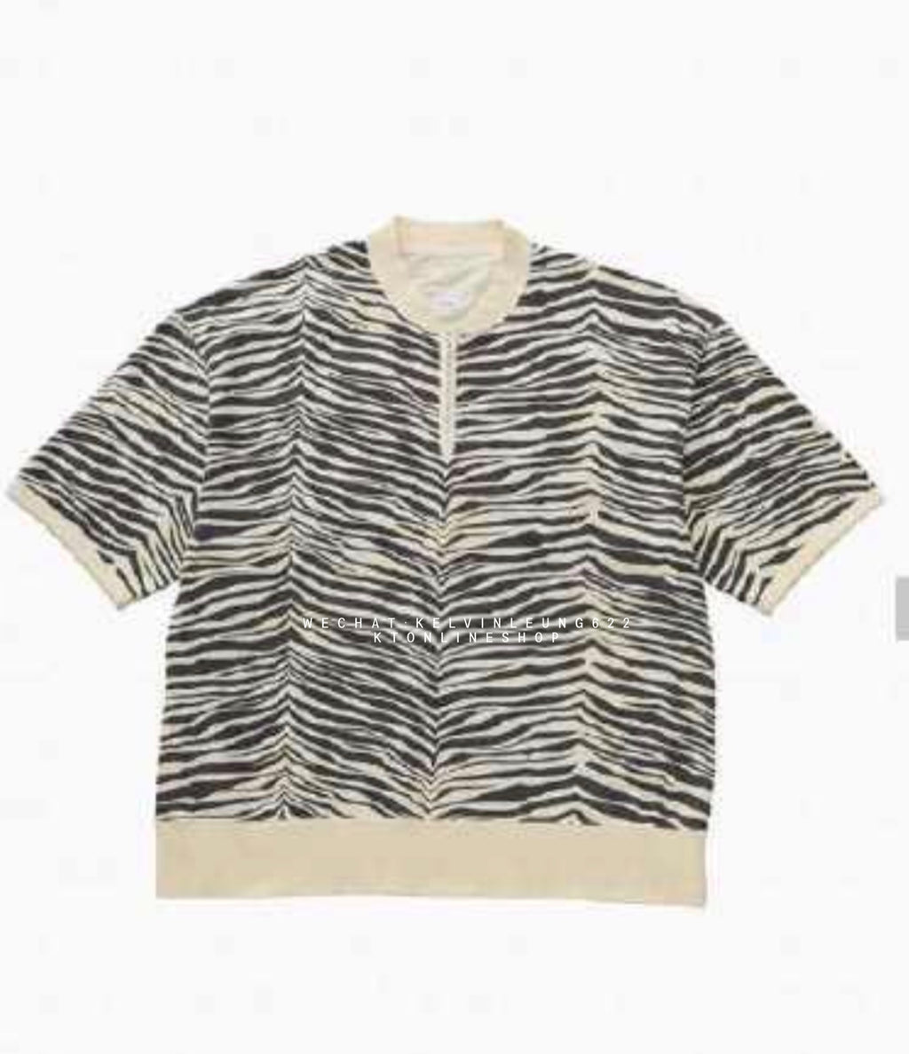VISVM 26SS MONDO HENLEY ZIP S/S  QUGGA