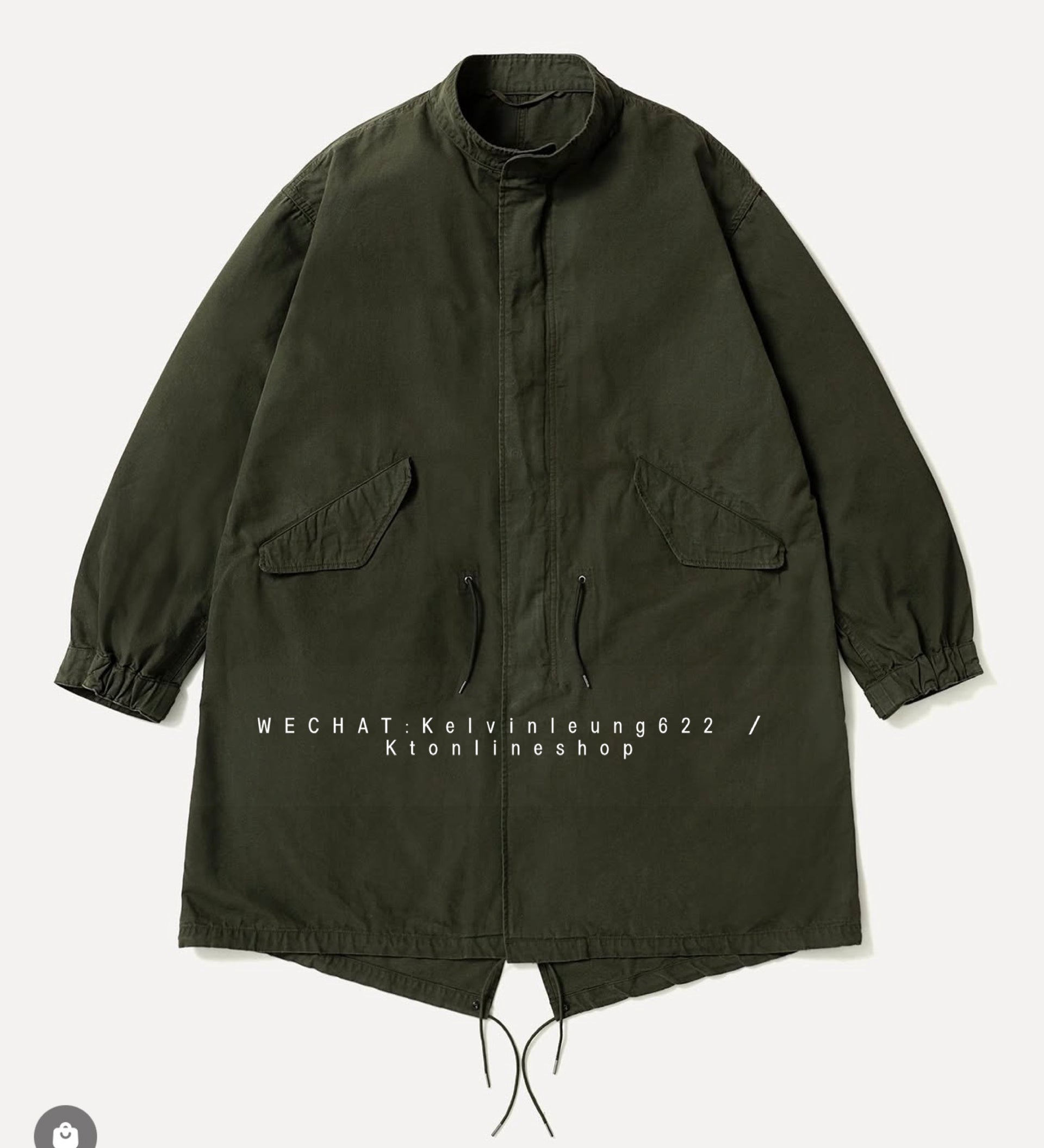A.PRESSE 26AW Vintage Washed Wool M-65 Field Parka