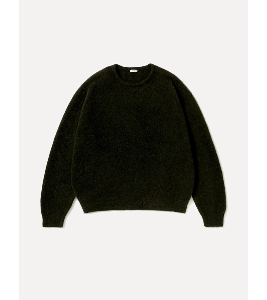 A.PRESSE 26AW Brushed Cashmere Middle Gauge Pullover Sweater