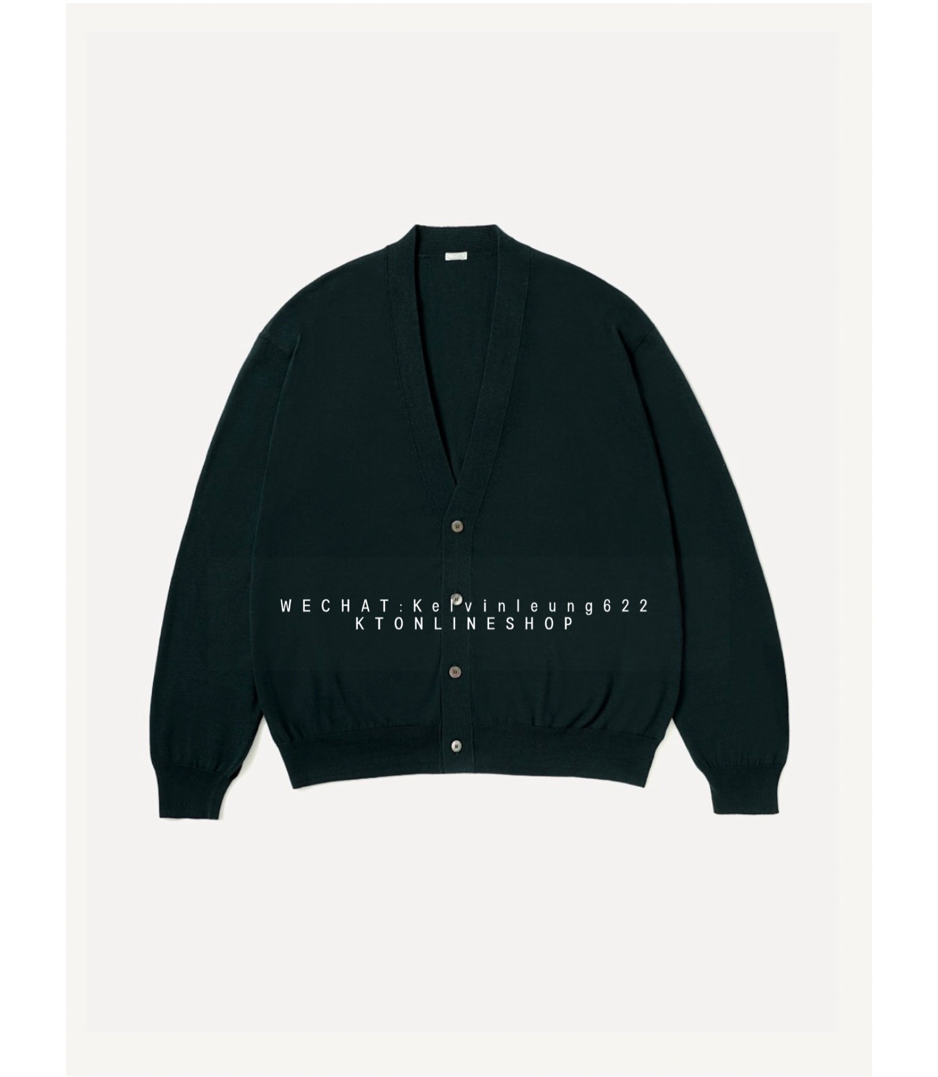 A.PRESSE 26AW Wool Cotton High Gauge Cardigan