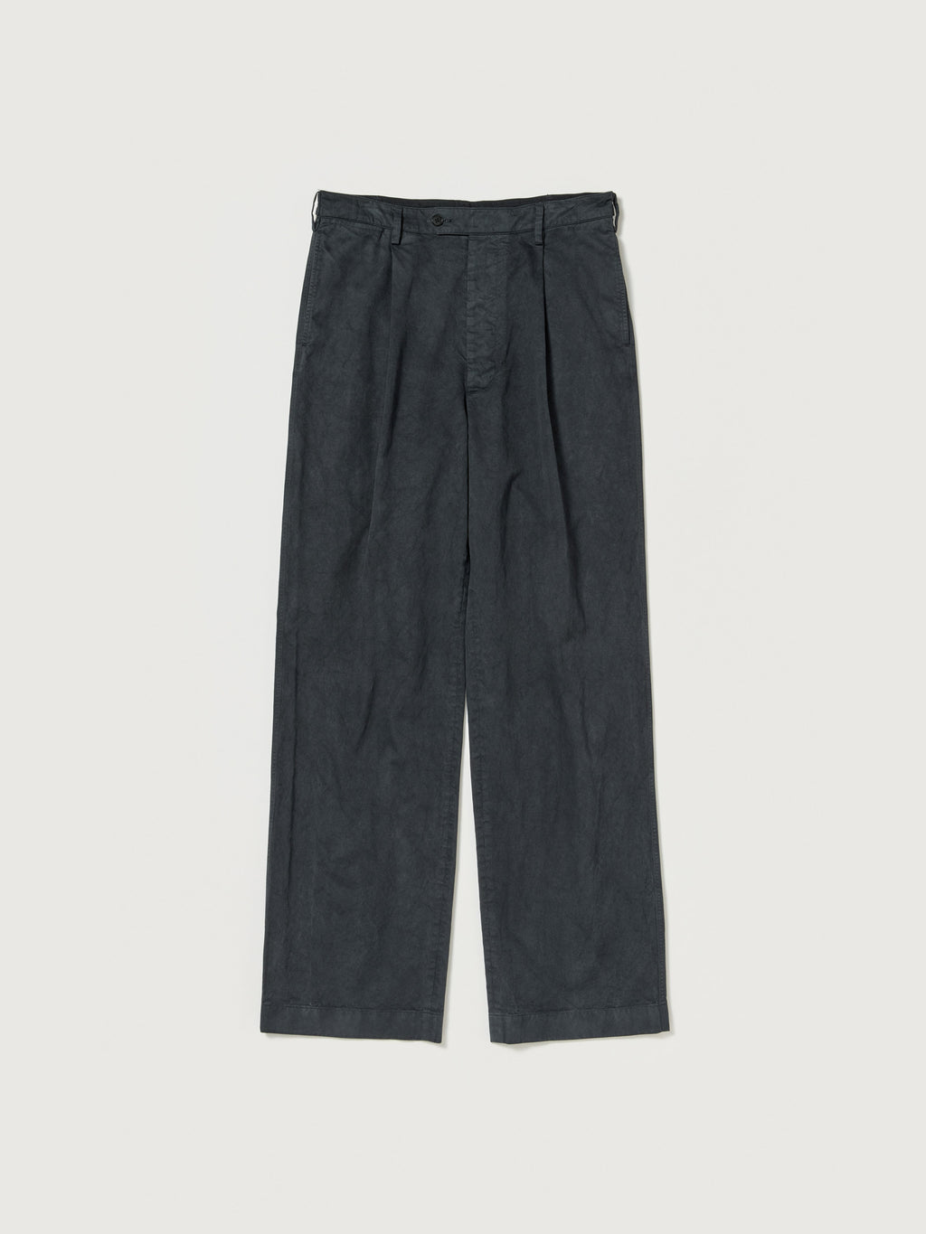 Auralee 26AW GARMENT-DYED FINX CHINO ONE-TUCK WIDE PANTS