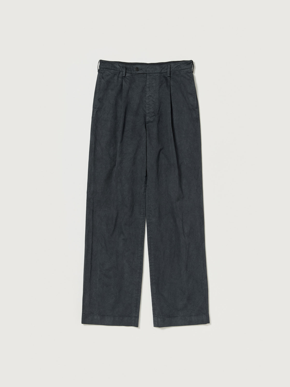 Auralee 26AW GARMENT-DYED FINX CHINO ONE-TUCK WIDE PANTS