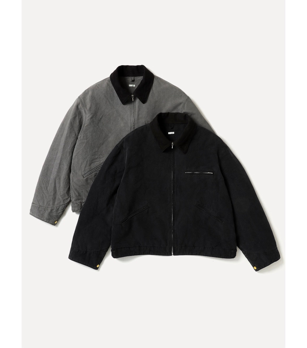A.PRESSE 26SS Vintage Silk Cotton Detroit Jacket