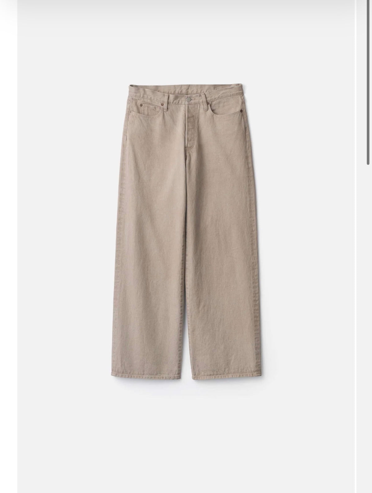 SSSTEIN 26AW LOOSE COLOR DENIM PANTS