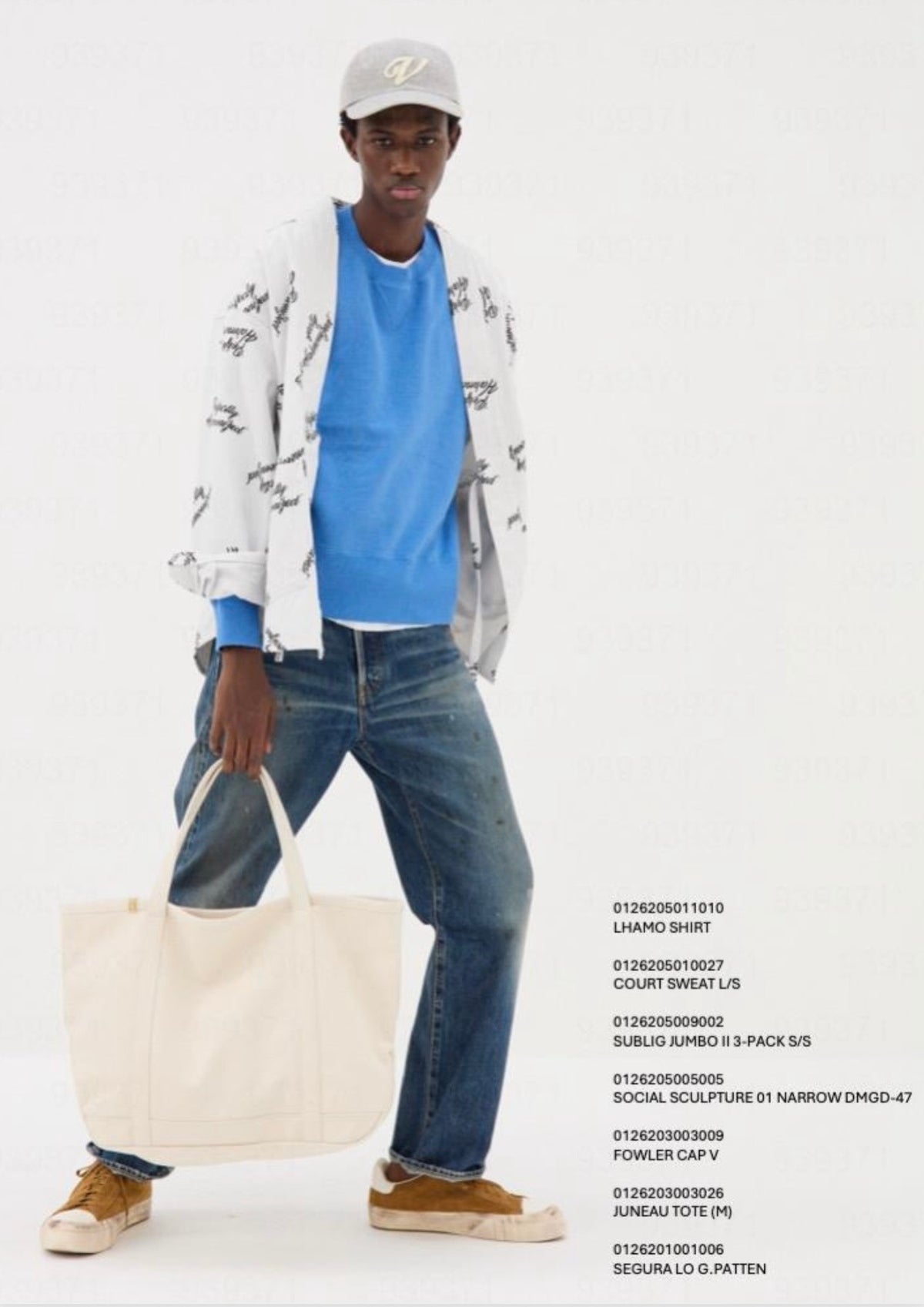 VISVIM 26FW SOCIAL SCULPTURE 01NARROW DMGD-47