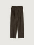 Auralee 26AW BABY CAMEL FLANNEL TWO-TUCK SLACKS