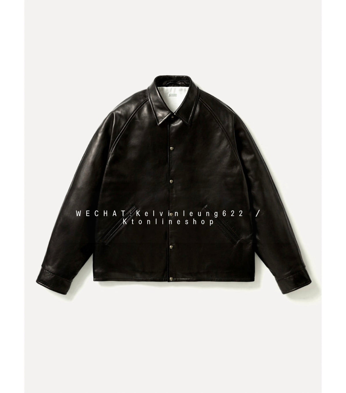 A.PRESSE 26AW Leather Coach Jacket