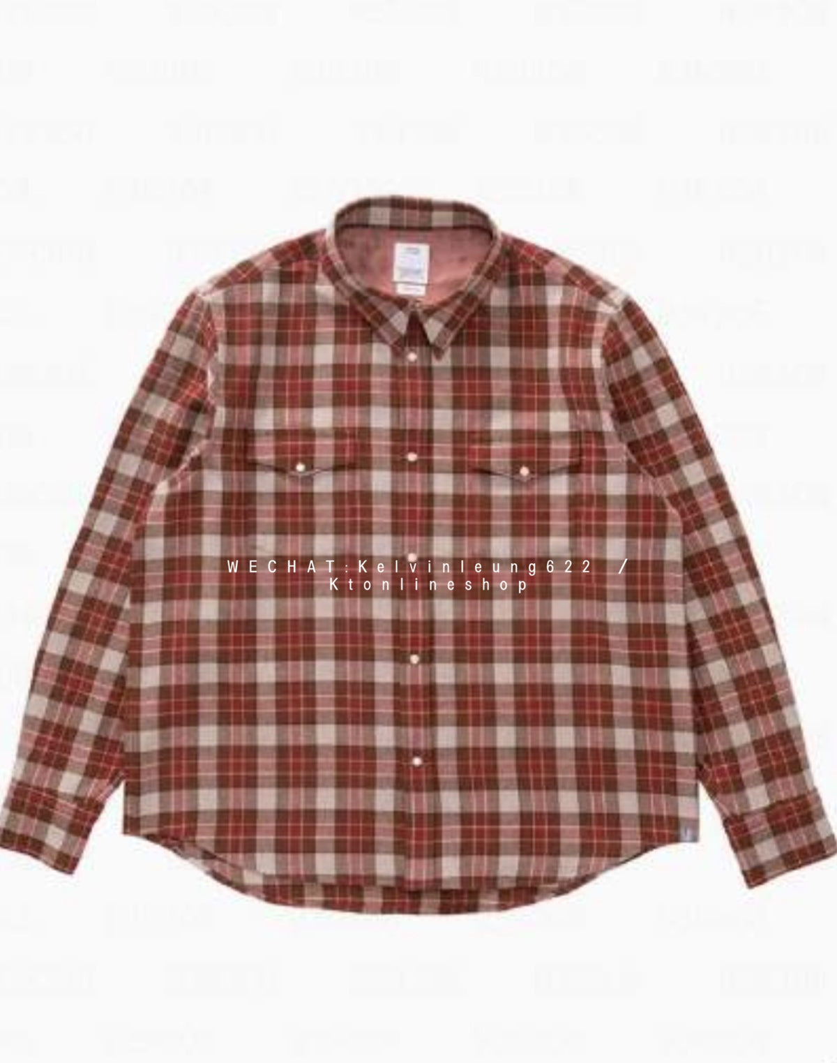 VISVIM 26AW MERIDIAN CHECK L/S