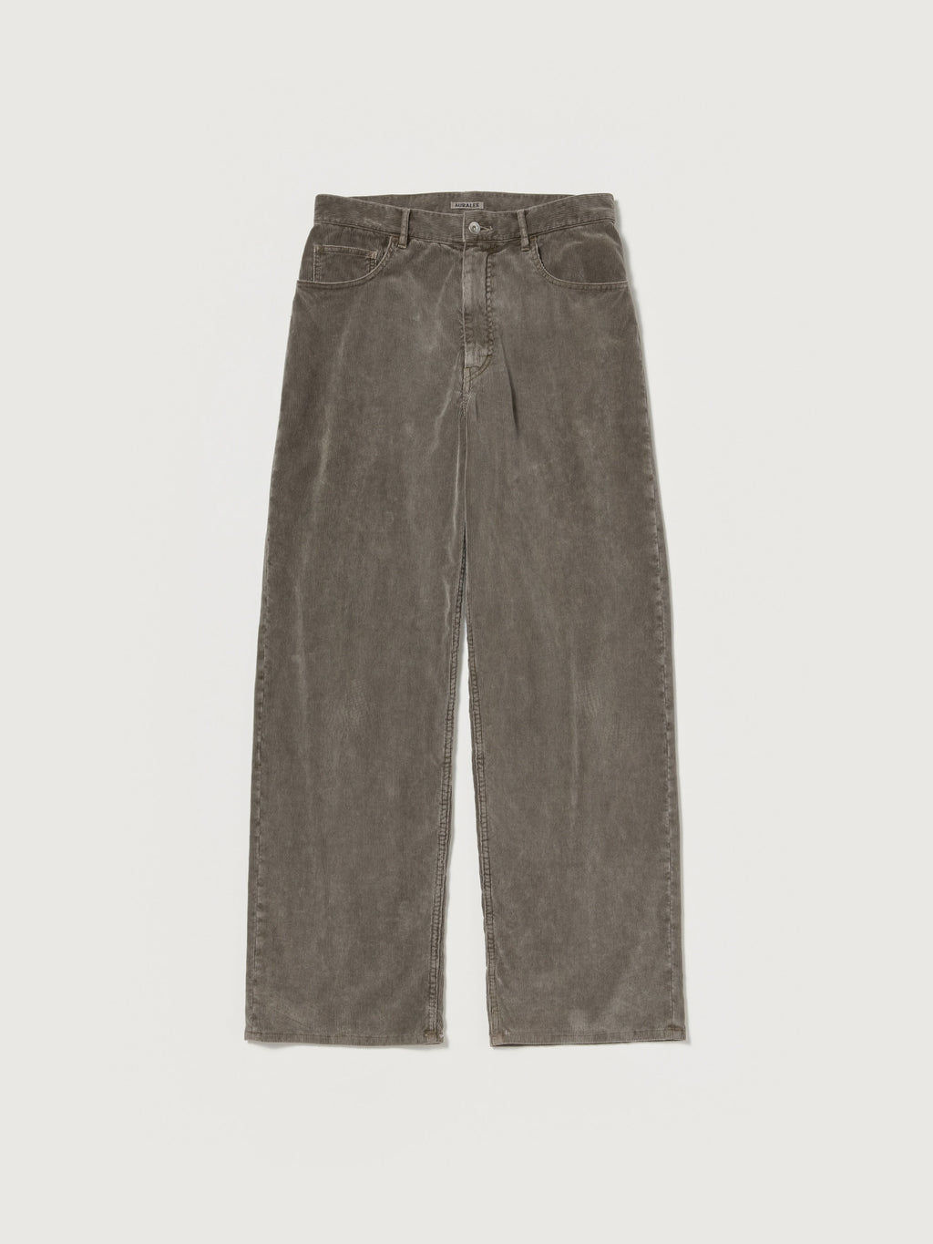 Auralee 26AW GARMENT-DYED FINX CORDUROY 5P WIDE PANTS