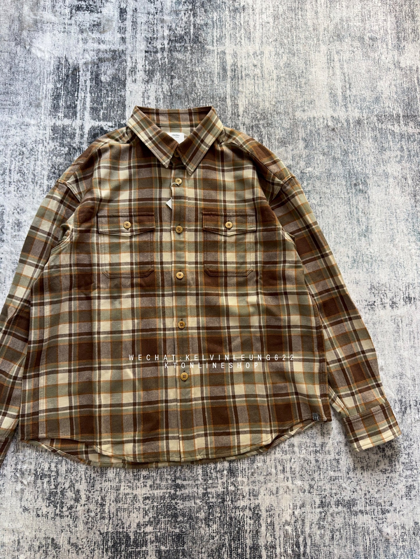 VISVIM 26SS LUMBER CHECK L/S