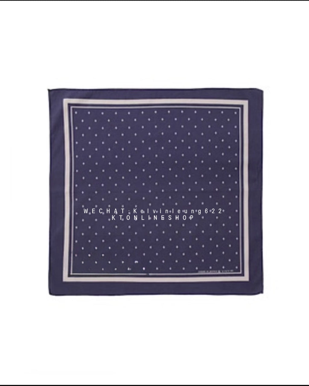 VISVIM 26SS BANDANA (C/SI) CHAMBRAY DMGD