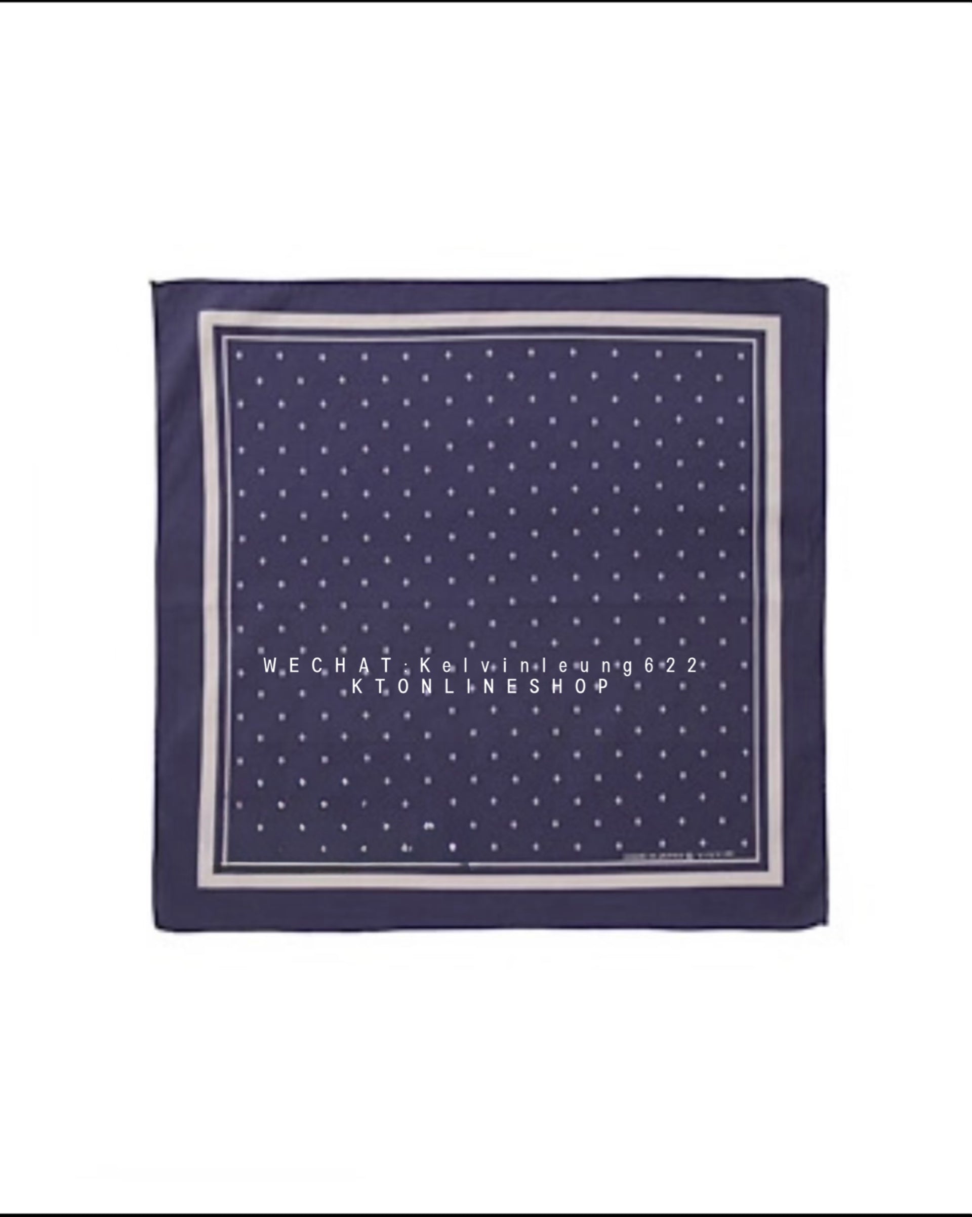 VISVIM 26SS BANDANA (C/SI) CHAMBRAY DMGD